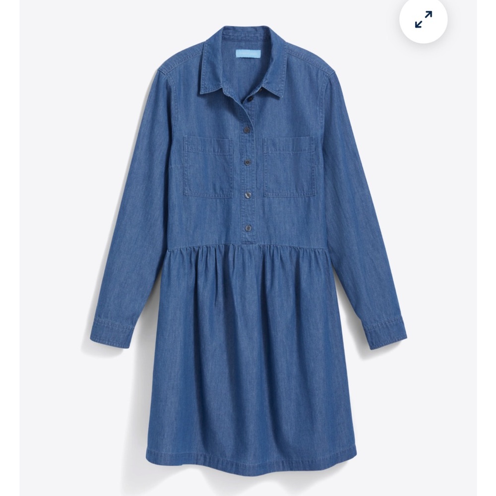 Small NWT Draper James Chambray Shirt Dress